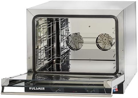 L2G Mini fours, porte basculante, 4 x GN1/1, 3,15 kw, 230 mono V, Noir/Argenté, Four à Convection Manuel - 4 x GN 1/1