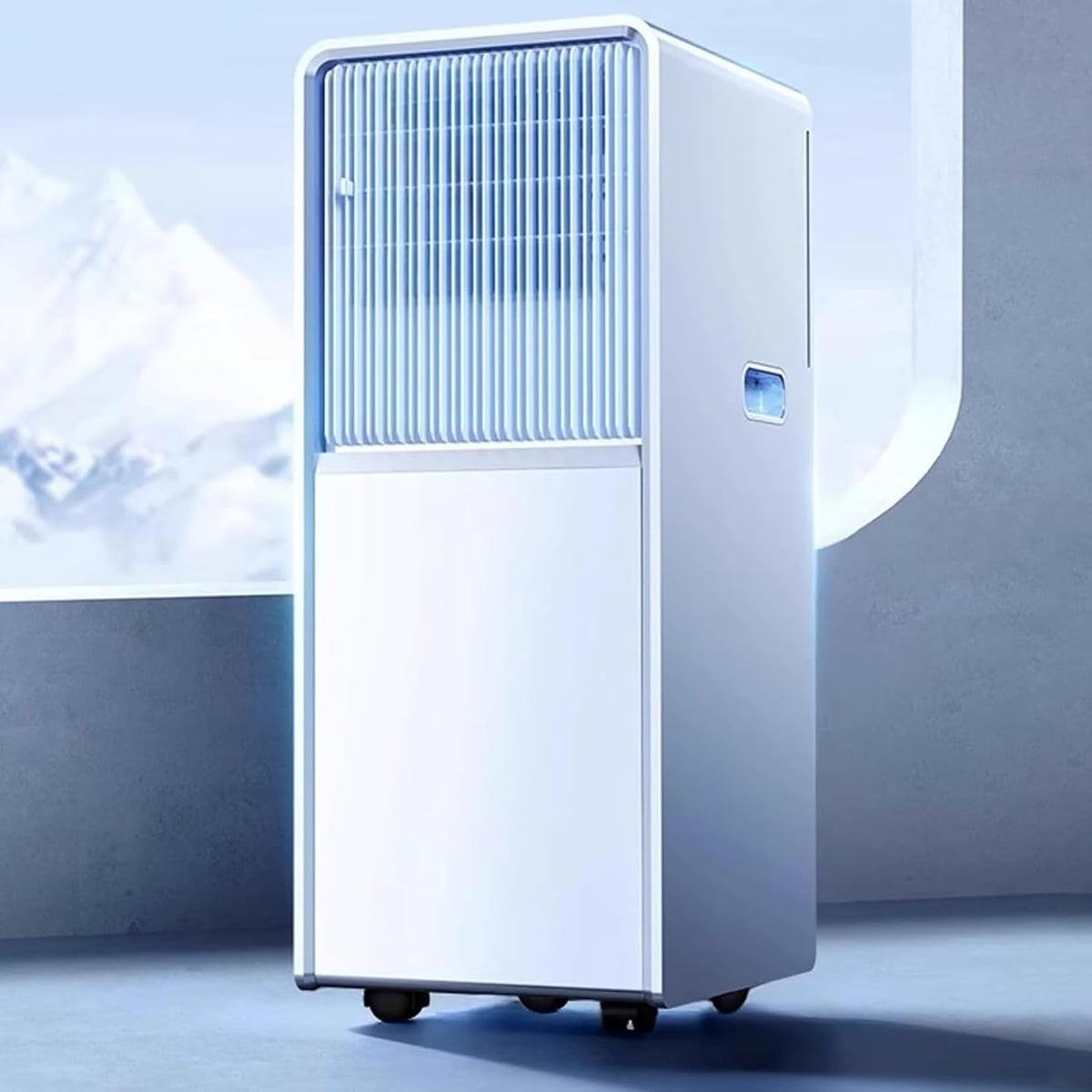 climatiseur portable GerCxxly, 285 x 335 x 698 mm, 220 V/50 Hz, 000 BTU, 35 m, ABS, Blanc, pièces jusqu'à ²