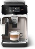 PHILIPS machine à café, Blanc, grain 2300, 4 boissons, Expresso broyeur avec écran tactile coloré, SilentBrew 40% plus silencieux