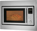 Bomann Multifonction, 25 L, 32 cm, Argenté, Micro-ondes encastrable 3en1, gril et air chaud, Microwave, 10 programmes automatiques