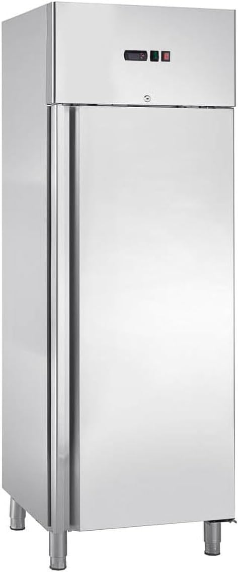 GastroHero Congélateurs, 429 l, Argenté, SNACKH400BTV Congélateur, en acier inoxydable, compatible GN 1/1