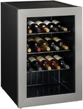 Générique Caves à vin autoportantes, Argenté, Cave à Vin de Service 15 Bouteilles, Cadre Inox, Double Vitrage