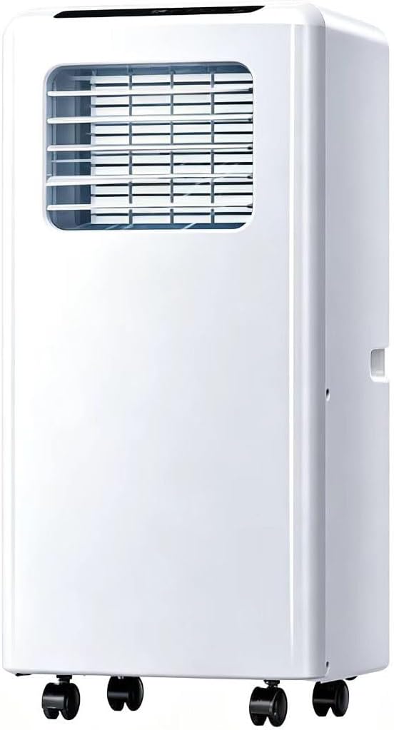 climatiseur portable Climatiseur, Environ 33x29.5x69 cm à 34.1x27x70 cm, 12000 BTU, Blanc, Portable, Aucune Installation requise