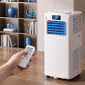 climatiseur portable HUGGWRT, 14000 BTU, 7000 BTU, Blanc, Climatiseur Mobile, Basse Consommation, 2 Vitesses