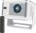 Reagle téléviseur, Noir, R-MOVIELUM-P41 Vidéoprojecteur Full HD 1080p 8K Upscaling, 900 ANSI LED Projecteur Portable 140'