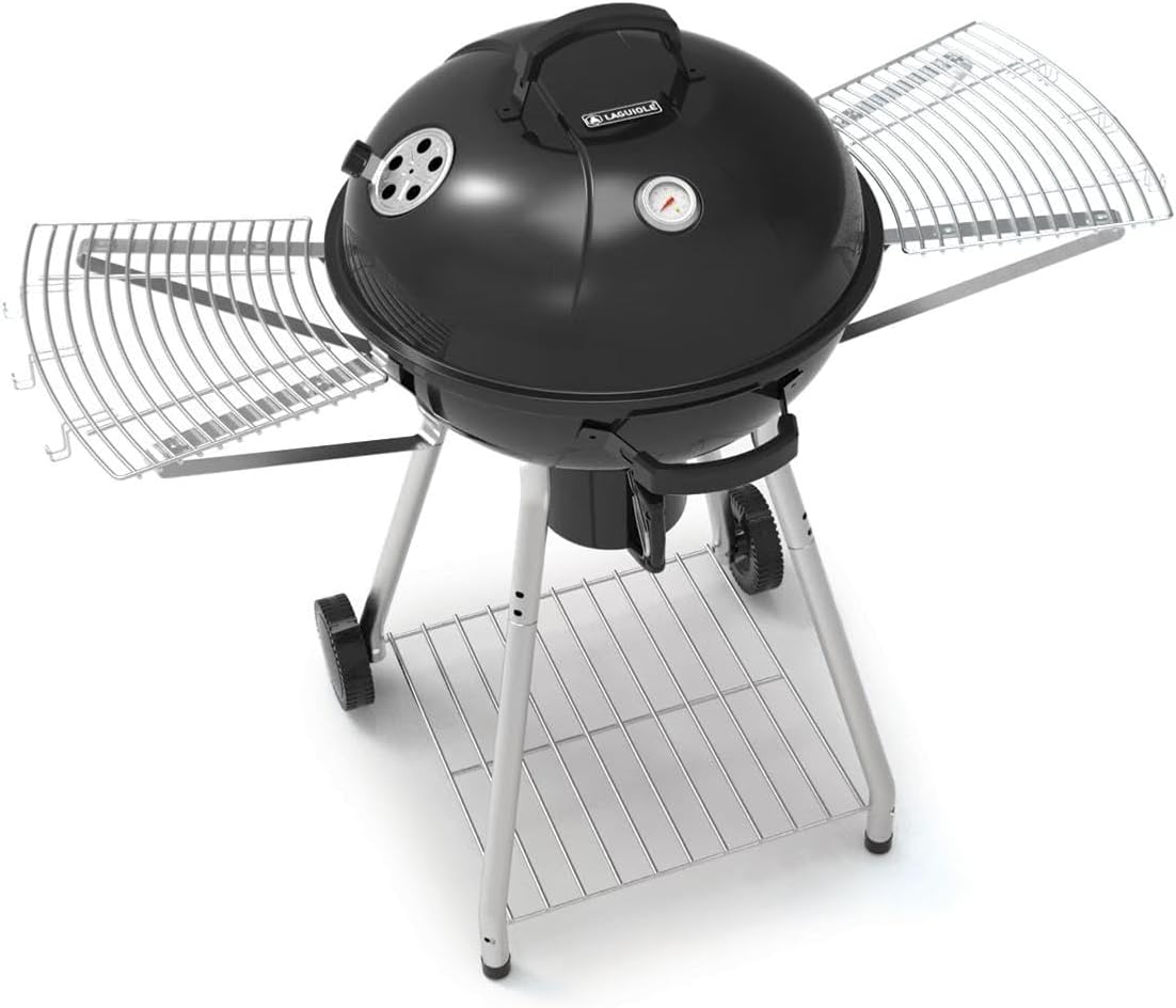 Laguiole Cuisson barbecue à charbon, 55 cm, gris ., Barbecue au charbon + four à pizza, Barbecue charbon + four pizza