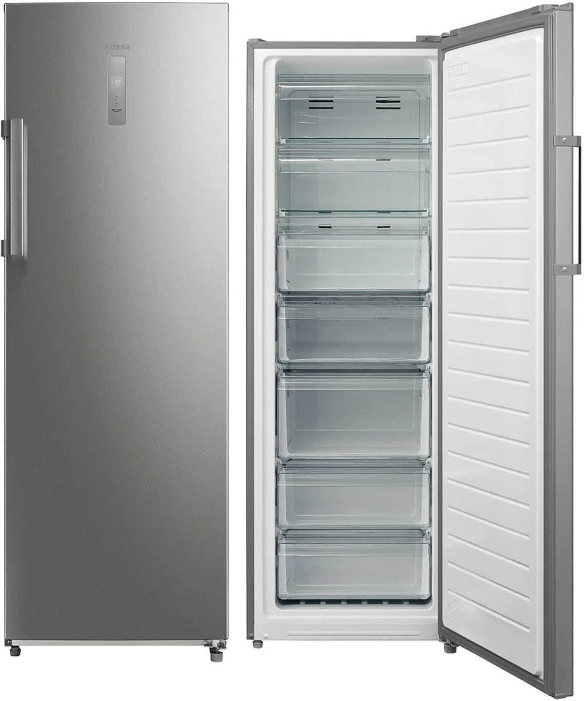 EDESA Congélateurs, 63,5 cm, Blanc, Congélateur EZS-1732 EX/A Total No Frost, contrôle électronique homogène de la température