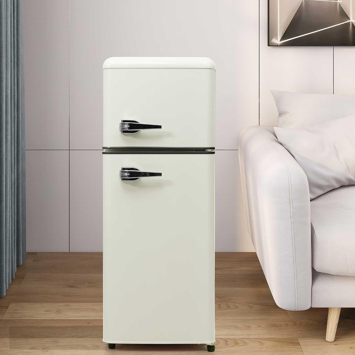 LULUWA réfrigérateur, 105,5*41*45,5 cm, 45 dB, 105.5 cm, 28 Litre, Blanc