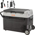VEVOR réfrigérateur, 38 L/40 QT, 60 W, AC 100~240 V (50/60 Hz) ; DC 12/24 V, <45 dB, 38 L, Blanc