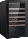 CombiSteel Caves à vin autoportantes, L 485 x P 600 x H 820 mm, 118 L, Noir, Cave à Vin 49 Bouteilles Zone