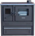 FUMAx Cuisinières, 10 KW, Marron, RUSTICO ECO Cuisinière à bois A+ (Ø150 droite)