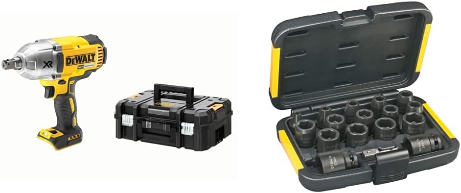 DeWalt Visseuses à choc, 18 V, 5 Ah, Noir/Gris