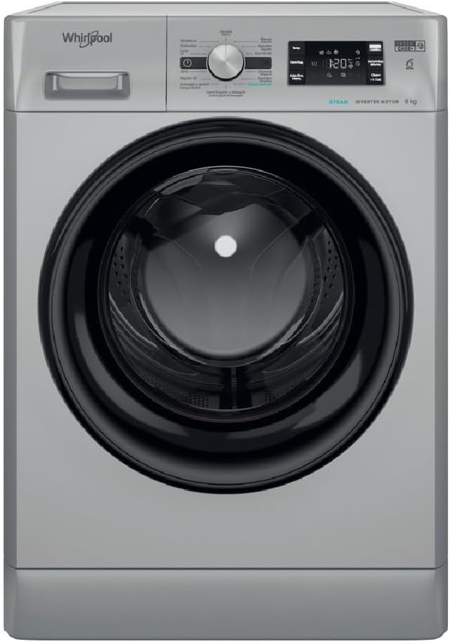 Whirlpool lave-linge, 8 kg, 1400 tr/min, Blanc, FFB8489SBVSPT
