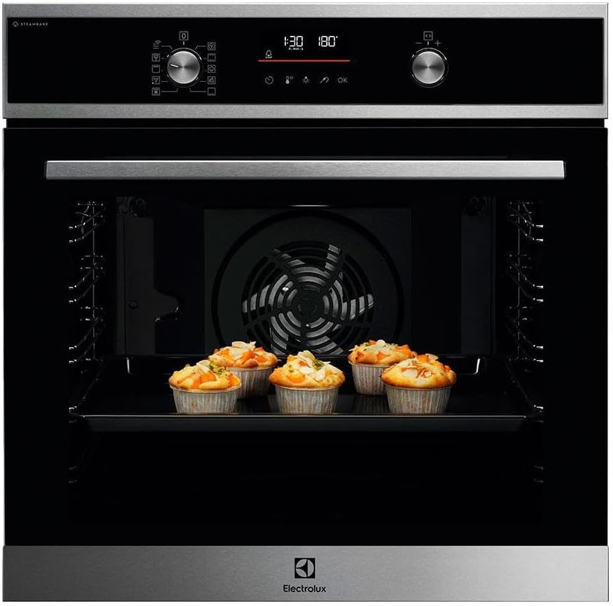 Electrolux Fours encastrables, Noir/Argenté, EOD6P77X Four vapeur multifonction avec nettoyage pyrolytique