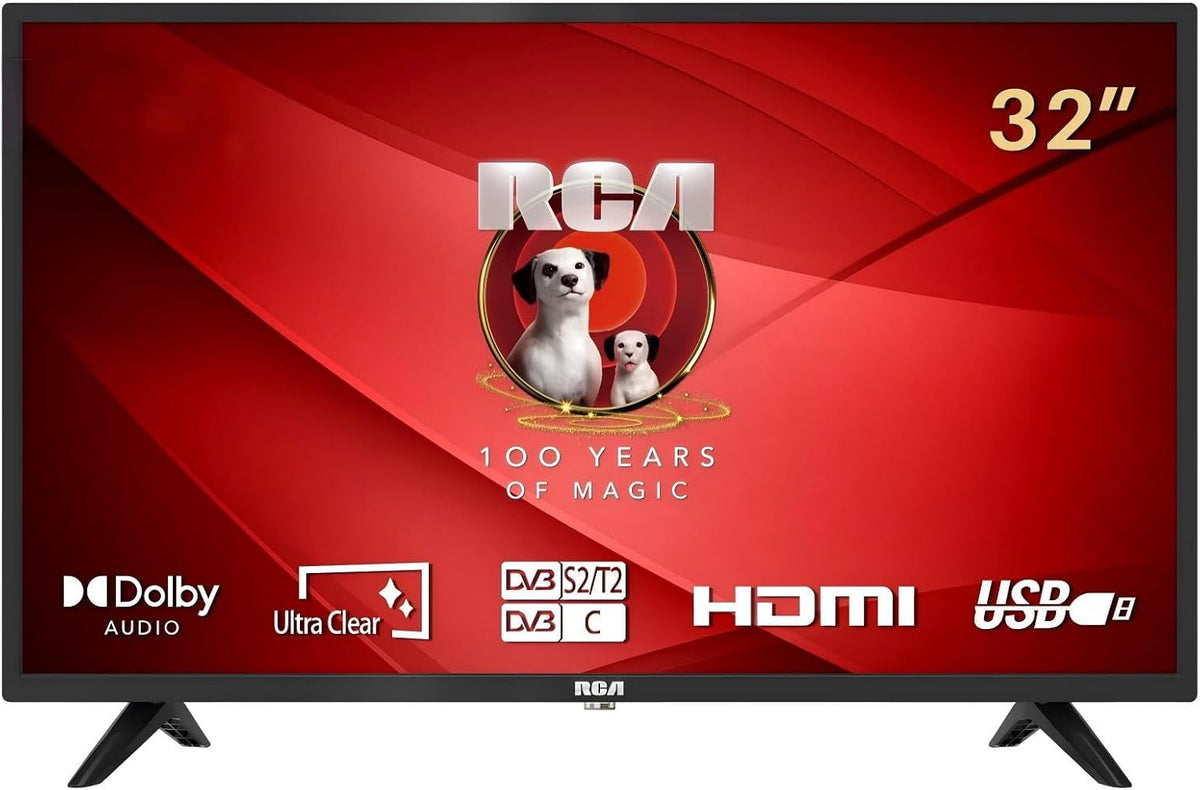 RCA téléviseur, 81 cm, 32 Pouces, 1920x1080, Noir, RS32F3 Android Smart TV ( FHD p) avec Google Assistant