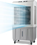 climatiseur portable LIPJIA, 70 L, Blanc, Climatiseur Mobile, Refroidisseur d'air par évaporation, réservoir
