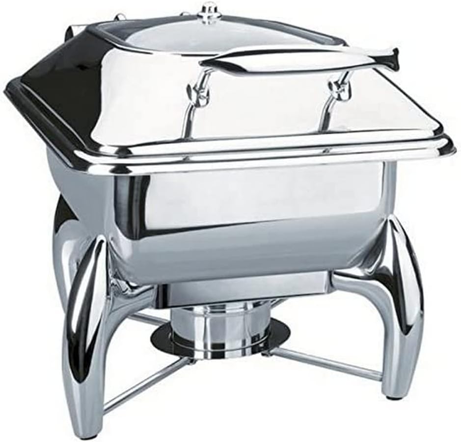 LACOR Buffets chauffants, Blanc, 69093 - Assietteuse de luxe Qualité Professionnelle, Ustensile professionnel durable