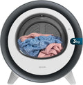 Cecotec Sèche-linges à évacuation, 3 kg, 3500 V, Argenté/Blanc, Sèche-linge Compact à Évacuation Bolero DressCode Dry Silver