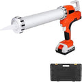 Pistolet Pistolets à calfeutrer, 20 V, 567 g, Blanc/Noir, à calfeutrer sans fil, à mastic alimenté par batterie pour cartouches de 283