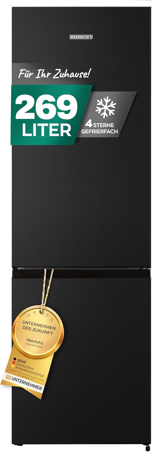 Heinrich´s réfrigérateur, 269 litres, 198 l, 71 l, 39 dB, Blanc, -congélateur, volume de refroidissement, congélateur