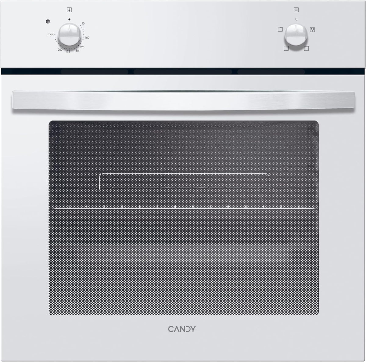 CANDY Fours, 70 l, 59,5 x 59,5 x 56,8 cm, Argenté