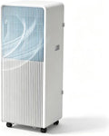 climatiseur portable Faozhuo, 10000 BTU, Blanc, Climatiseur Mobile 3-en-1, Refroidisseur Déshumidificateur Ventilateur pour 500 Sq Ft Pièces
