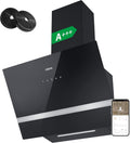 CIARRA hotte aspirante, 60 cm, 685 m, Noir, CBCB6736H Classe A+++ - Hotte Inclinée ³/h
