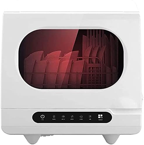 Lave pulvérisateur, Blanc, -vaisselle compact, rotatif automatique, aucune installation nécessaire, idéal pour les petites maisons