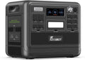 FOSSiBOT groupe électrogène, 2048 Wh, 2400 W, 4800 W, 230 V, Noir/Gris, F2400 Station d'alimentation portable avec LiFePO4