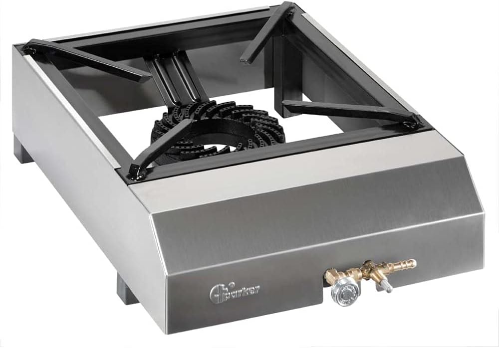 CFParker Réchauds, 40 x 57 x 17 cm. Poids : kg. 9,5, 7,5 kW, Noir