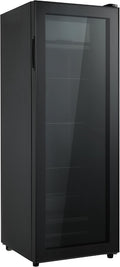 WEALTHOUSE réfrigérateur, 128 L, 8 L, 43 dB, Noir, boissons, congélation, porte verre trempé double, compresseur silencieux