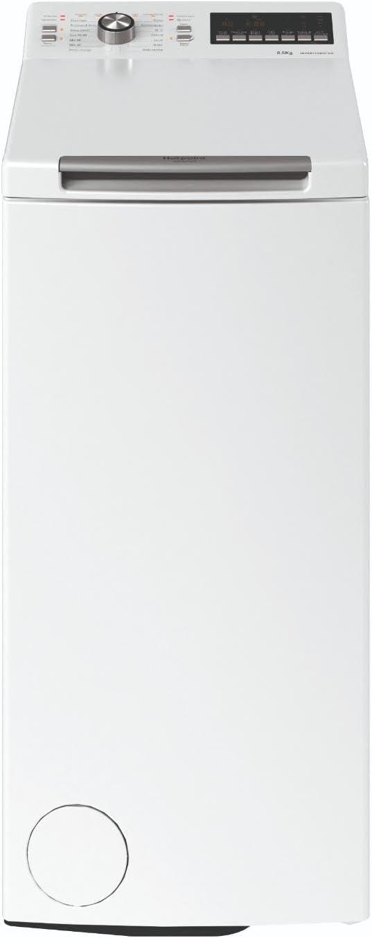 Hotpoint lave-linge, 6,5 kg, 1200 tr/min, Blanc, - WMTG6526BFR Top - Capacité - Chargement Supérieur, - Moteur Induction