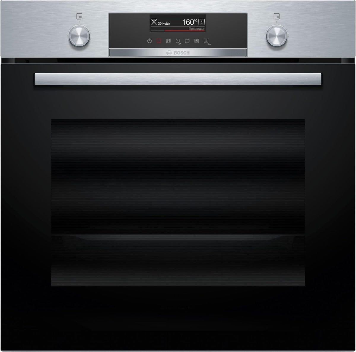 Bosch Fours encastrables, Argenté, HBG579BS3F Série 6 - Four, encastrable, HotAir 3D, Pyrolyse, AutoPilot