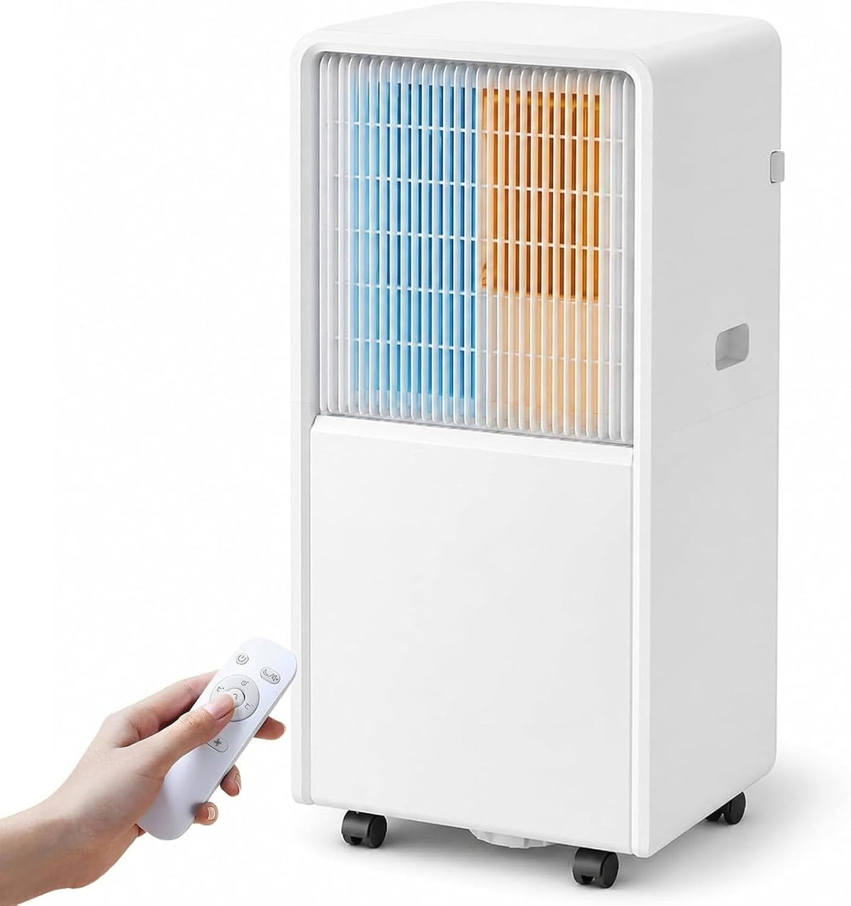 climatiseur portable LCAIHONG, 285*335*698 mm, 14000 BTU froid, 9000 BTU chaud, 220 V/50Hz, 14000 BTU, 35 m, ABS, Blanc