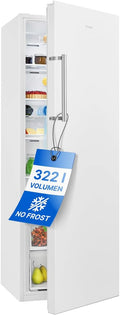 Bomann réfrigérateur, 322 L, 60 cm, Blanc, Colonne NoFrost VS 7345, MultiAirflow, MultiAirflow, refroidissement rapide