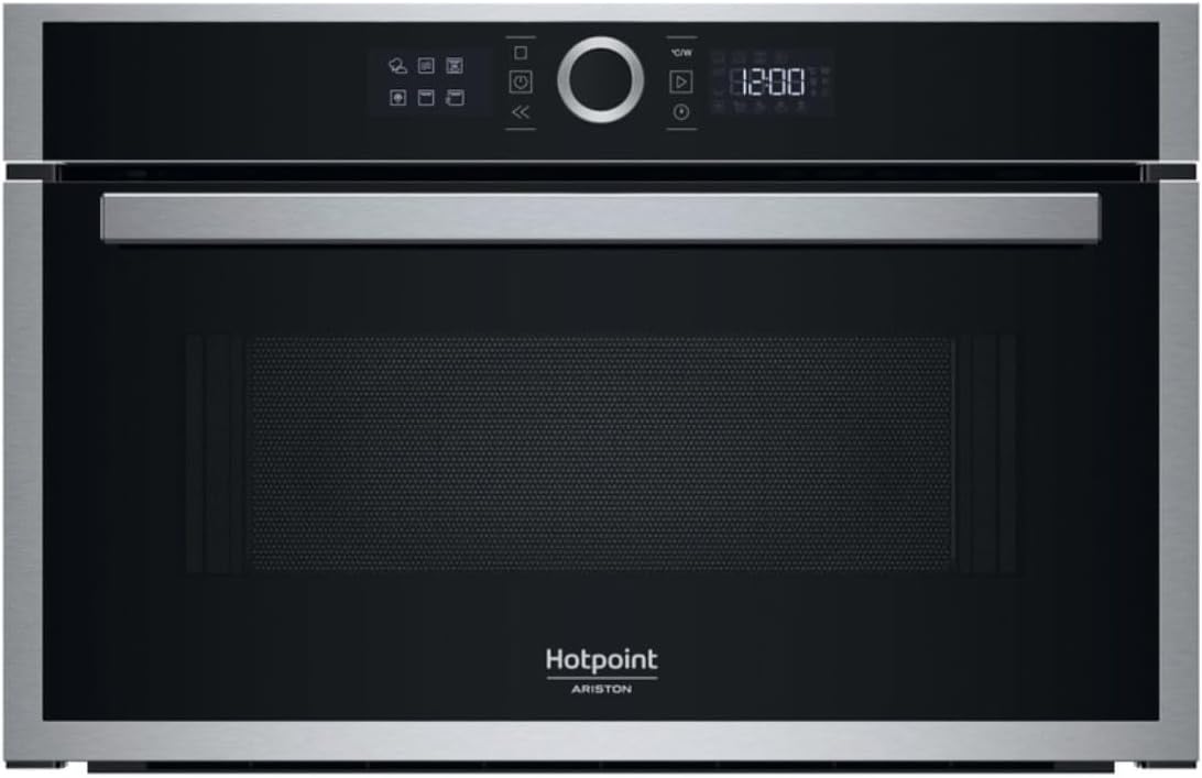 Hotpoint Micro-ondes multifonctions, 800 W, 31 L, Argenté, Micro-ondes Encastrable Inox - HAMD44MX