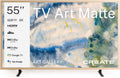 CREATE téléviseur, Bleu, / TV Art Matte/ Smart TV QLED 4K 55' Bois Clair/Écran antireflet, galerie d'art, Commande vocale
