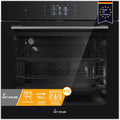 KKT KOLBE four encastrable, 60 cm, 72 l, 3,2 kW, Noir, Écran tactile TFT, Porte Soft-Close, Catalyse, Fonction pizza barbecue chaleur tournante