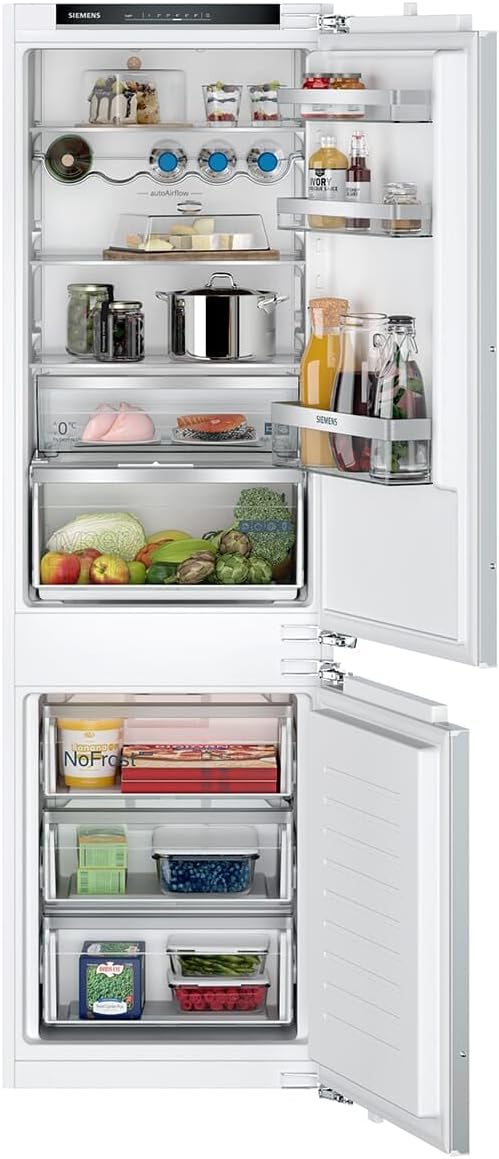 SIEMENS réfrigérateur, 178 cm, Blanc, congélateur encastrable KI86NVFE0, autoAirflow