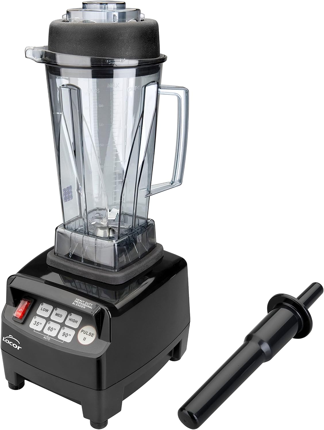 LACOR blender, 220-240 V / 50-60 Hz, 2250w, 2 litres, Noir, 69195 - Mixeur électrique professionnel, Ustensile professionnel durable
