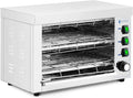 Royal Catering Fours grille-pain, 150 W, Argenté, RCPES-340 Salamandre De Cuisine Professionnelle Four Électrique Grill (3
